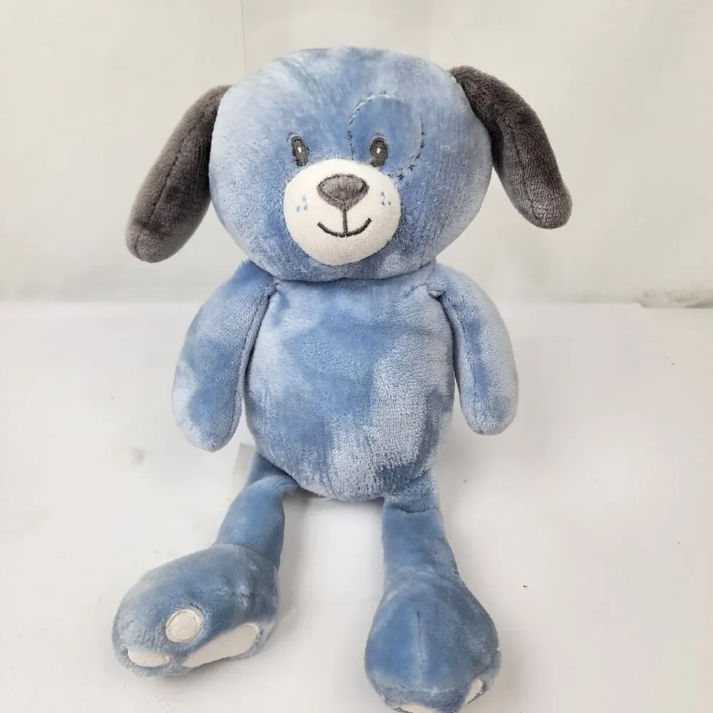 Costco Little Miracles Plush Puppy Dog Lovey Blue Gray 13